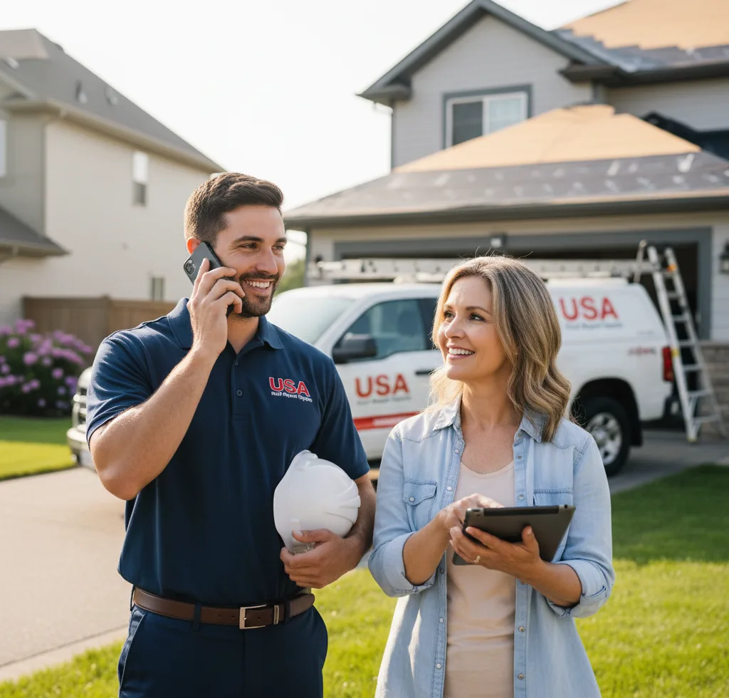USA Roof Repair Experts customer support in Nashotah